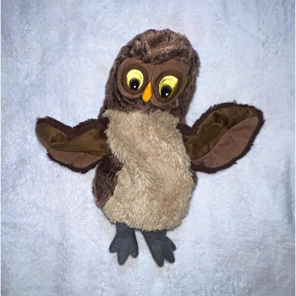 IKEA Vandring Uggla plush owl hand puppet